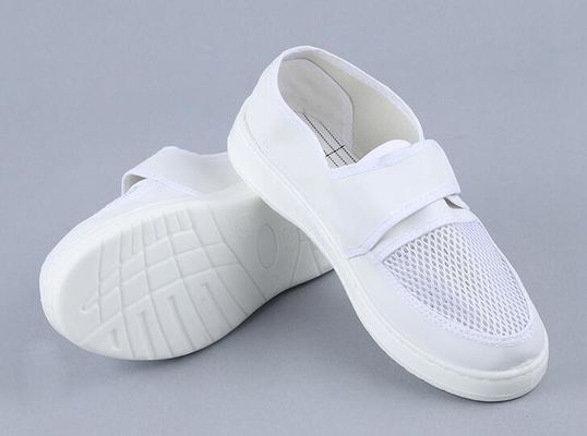 Witte Enige Netto Klitband In te ademen 220mm Pu esd Schoenen